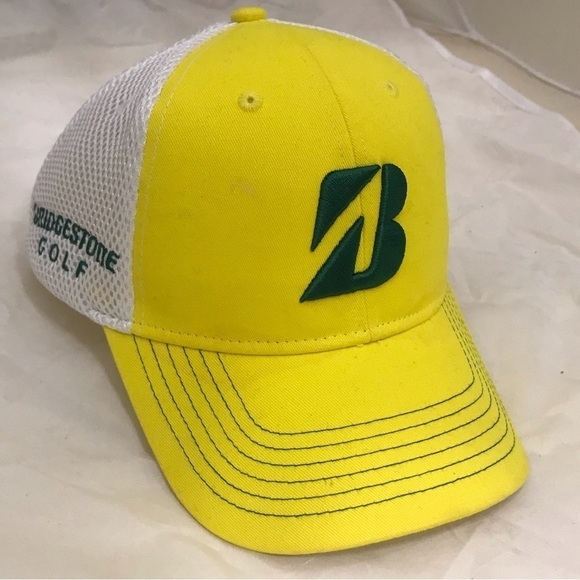Bridgestone Golf Brand adjustable Snap Back Golf Cap - Picture 4 of 13